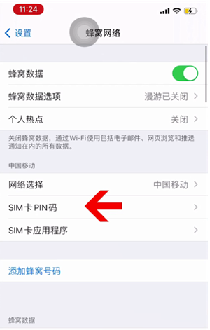 东城苹果14维修网分享如何给iPhone14的SIM卡设置密码 