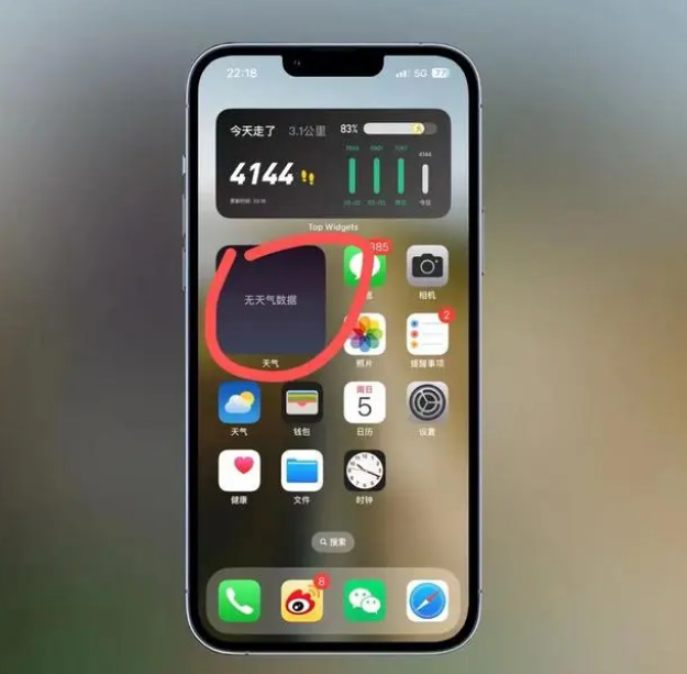 东城苹果手机维修分享:iOS16主屏幕天气小组件无法正常工作怎么办？ 