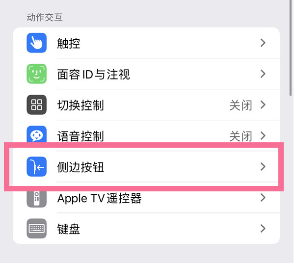 东城苹果14维修店分享iPhone14 Plus侧键双击下载功能关闭方法 