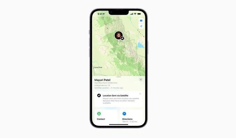 东城苹果14维修分享iPhone14系列中 FindMy功能通过卫星分享位置方法教程 